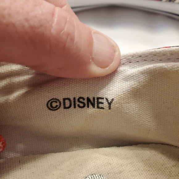 Disney Minnie Mouse Shoes Women Size 10 Fashion Red Minnie Pattern Casual Flats - Picture 8 of 9